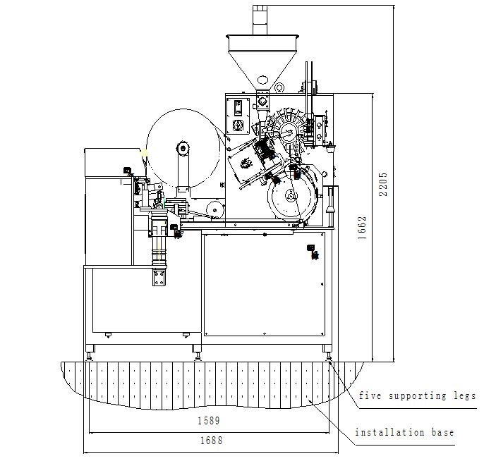 DXDC8IV Tea Bag Packing Machine