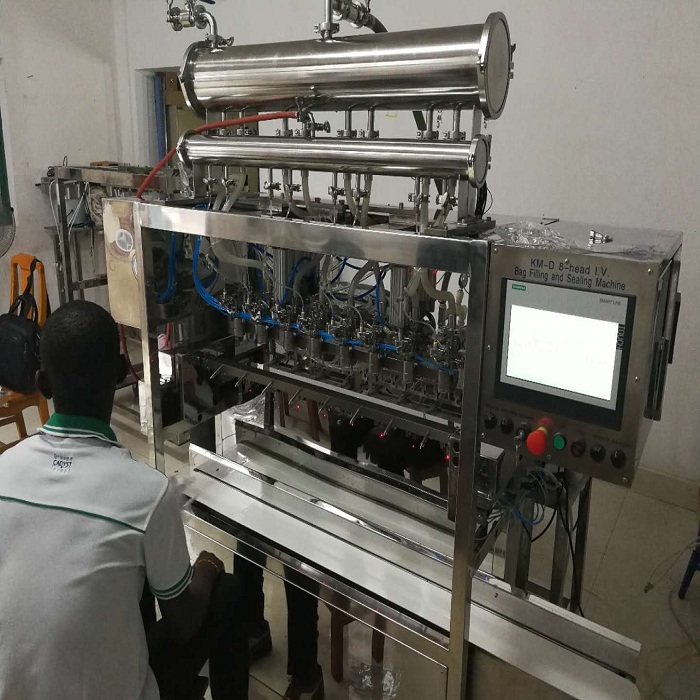 I.V. Soft Bag Filling Machine for Cameroon Client