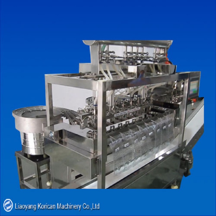 Infusion bag filling and sealing machine